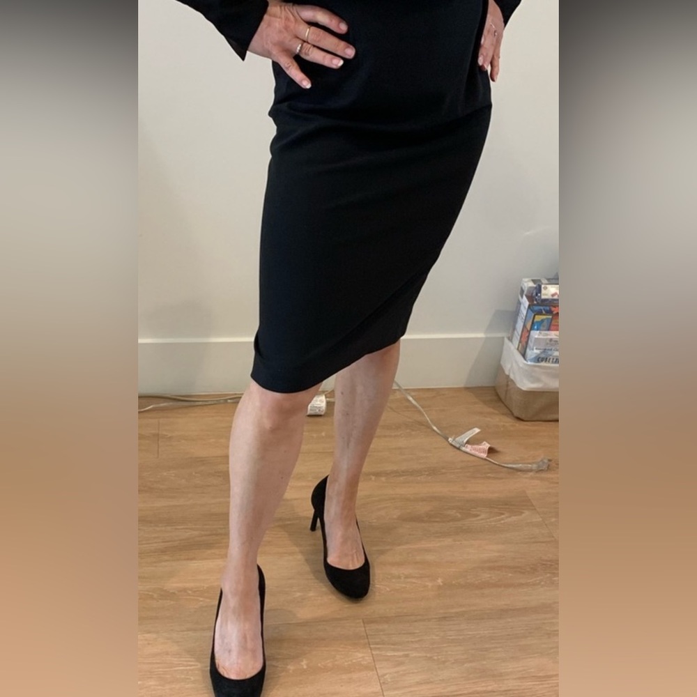 Theory edition Navy wool skirt